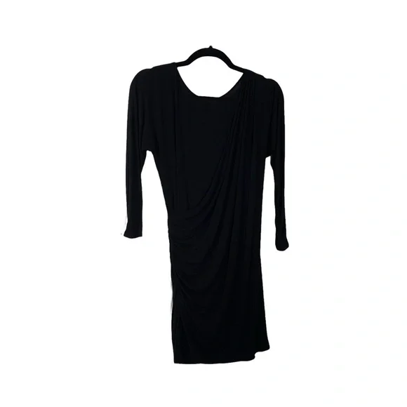 Theory | Dresses | Theory Black Long Sleeve Low Back Dress | Poshmark